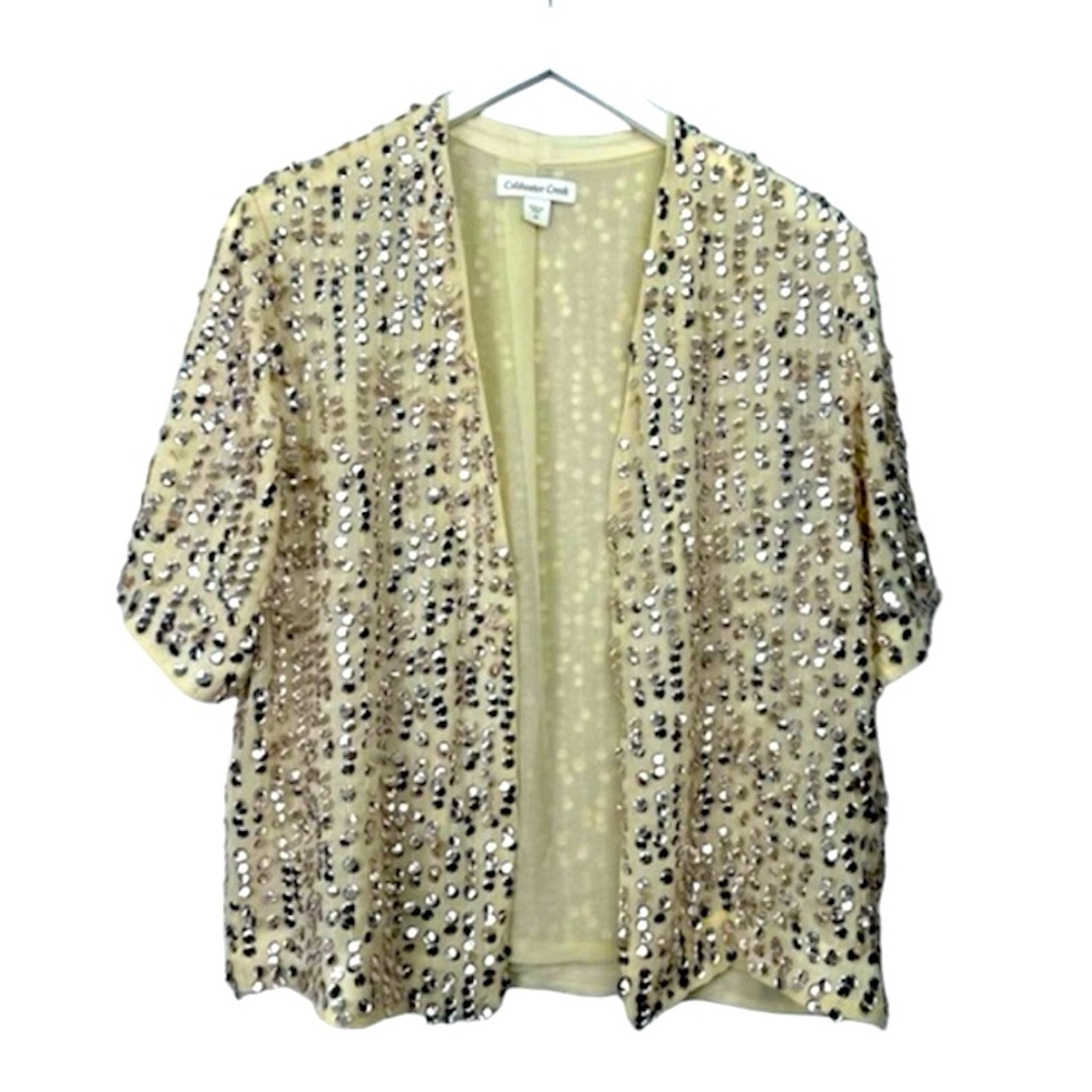 Coldwater Creek All the Glitters Jacket Size 12 NWT NEW
